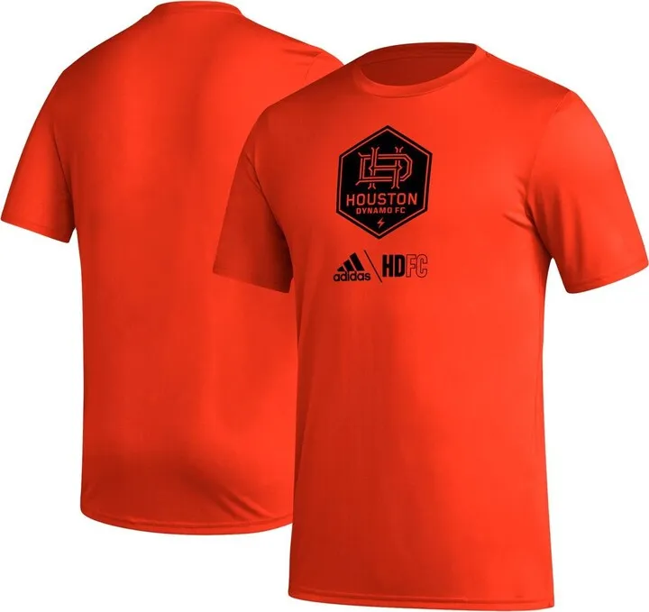 Men's adidas Orange Houston Dynamo Fc Icon T-shirt
