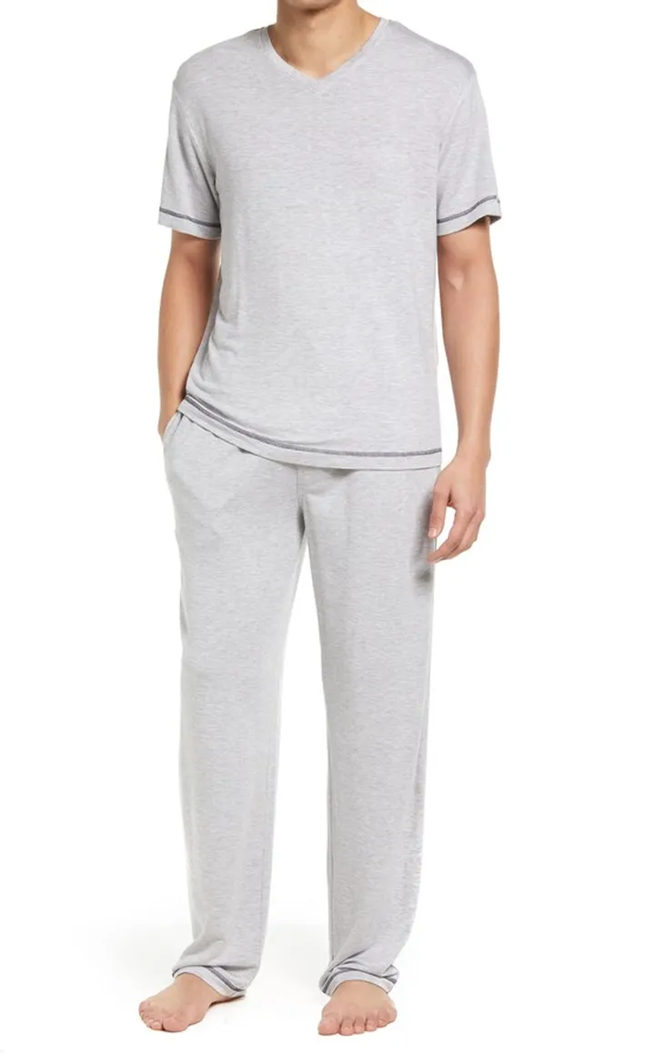 Jet Setter Stretch Knit Pajamas