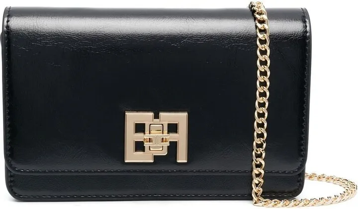 Logo-Plaque Detail Shoulder Bag