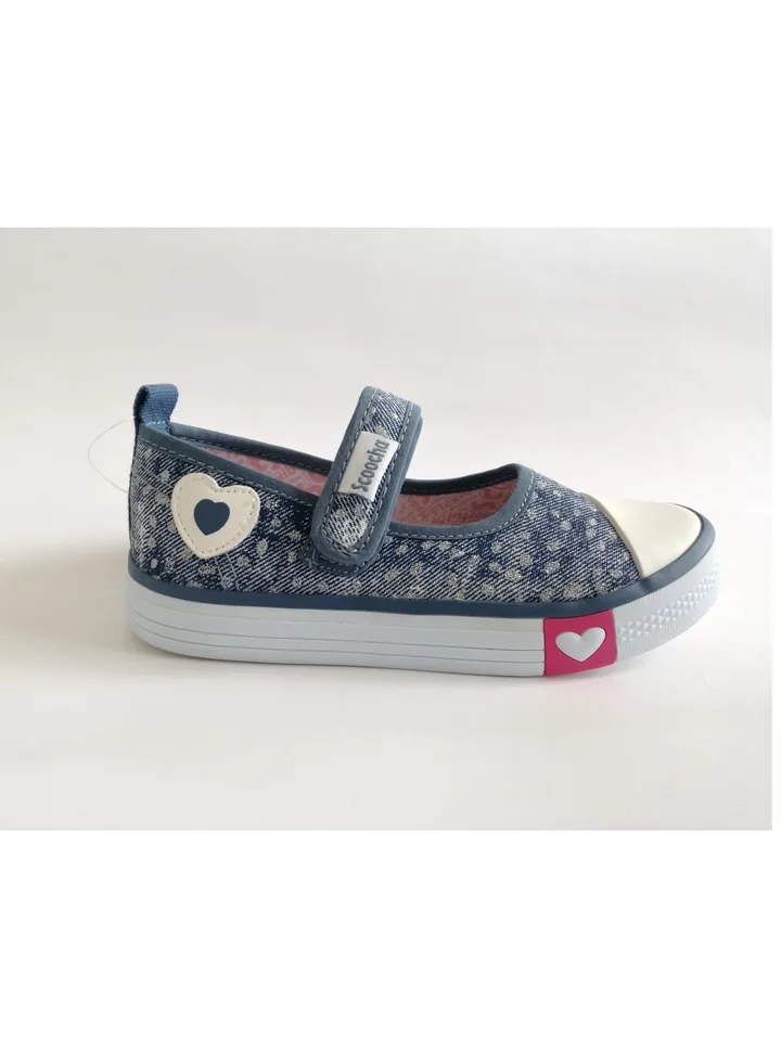 Flat Fashion Sneakers Comfort Easy Fitting Kids Shoes for Girl Blue
