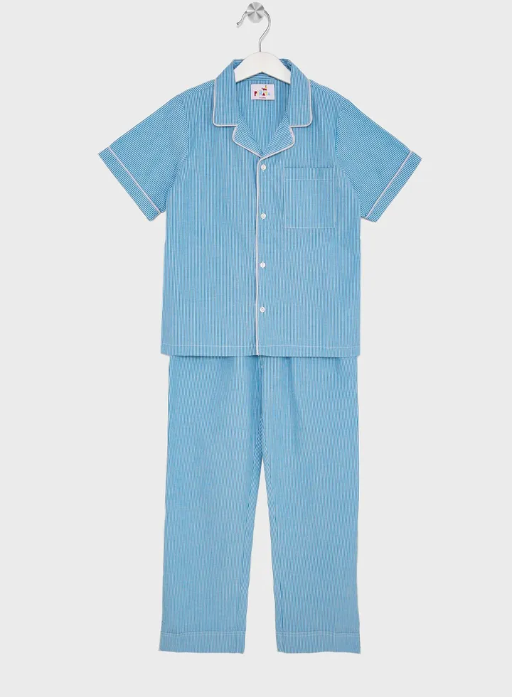 Girls Printed Long Sleeve Pajama Sets
