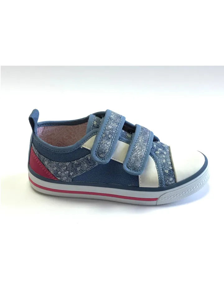 Flat Fashion Sneakers Comfort Easy Fitting Kids Shoes for Girl Blue