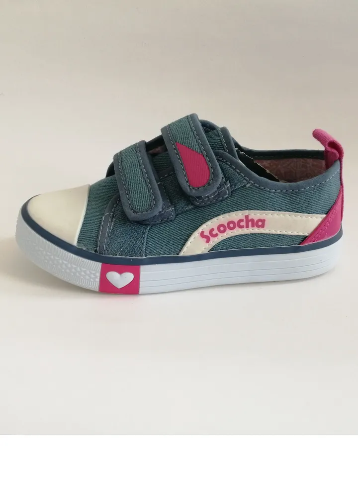Flat Fashion Sneakers Comfort Easy Fitting Kids Shoes For Girl Blue