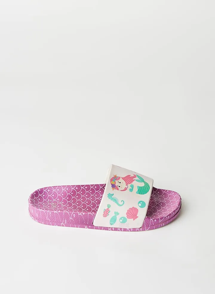 Baby/Kids Mermaid Slides Purple