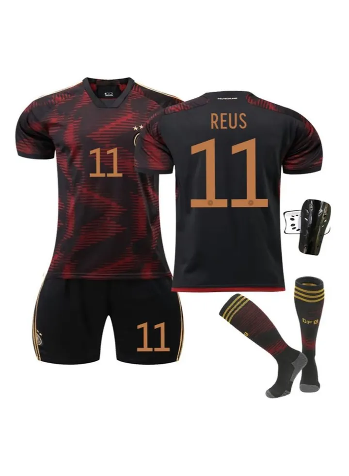 German Away Football Jersey Short Set
