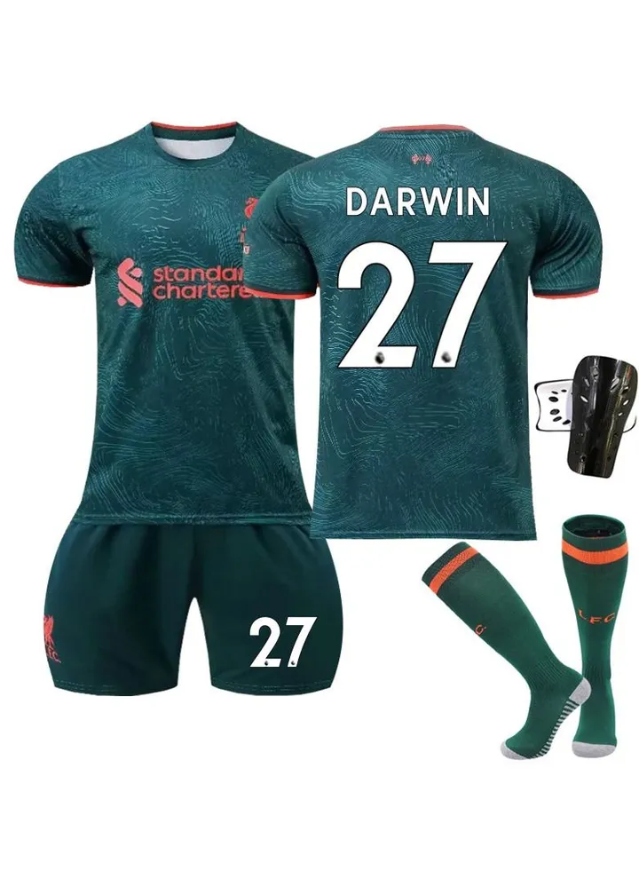 Liverpool 2 Away Green Adult Children's Football Jersey