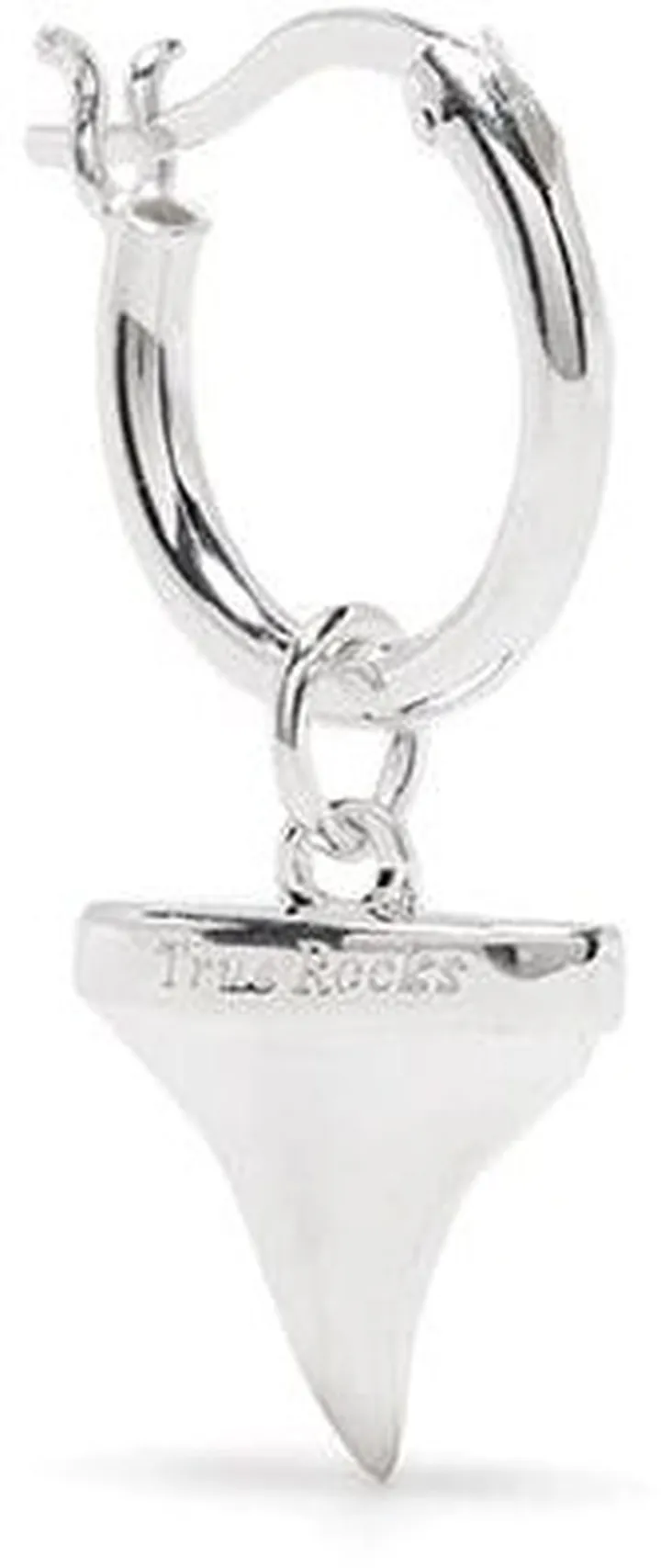 Sterling Silver Shark Tooth Earring