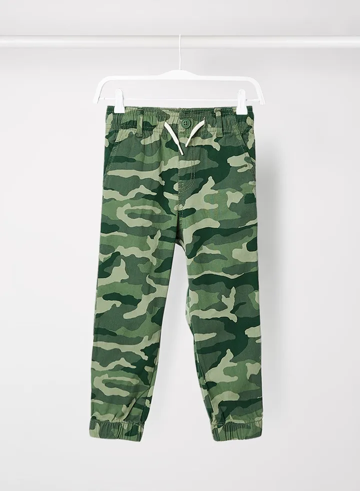 Baby/Kids Camo Joggers Green