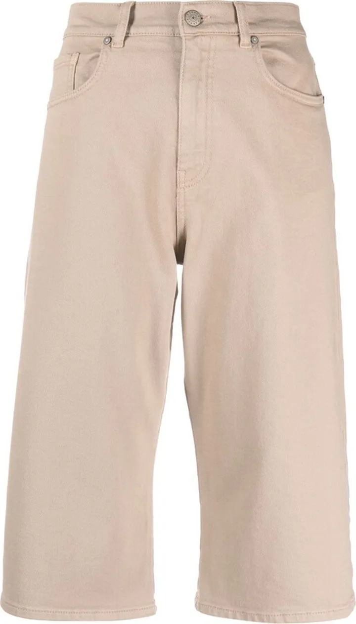 Long-Length Denim Shorts