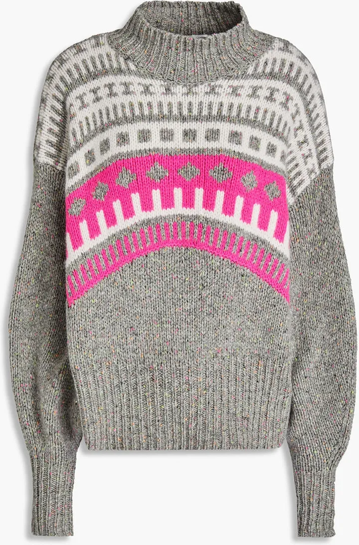 Fair Isle cashmere sweater