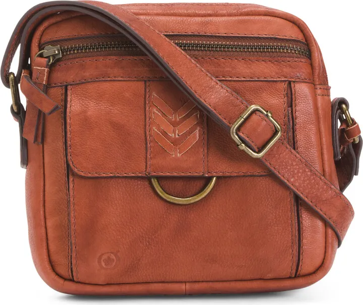Leather Lindwood Square Crossbody