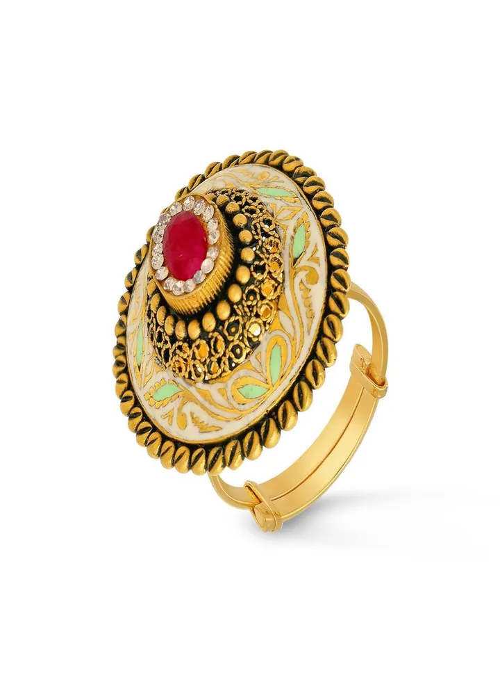 22 Carat 916 Purity Yellow Gold Ring RG3888410Y12 For Women