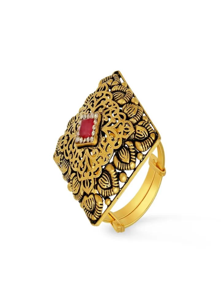 22 Carat 916 Purity Yellow Gold Ring RG3887888Y13 For Women