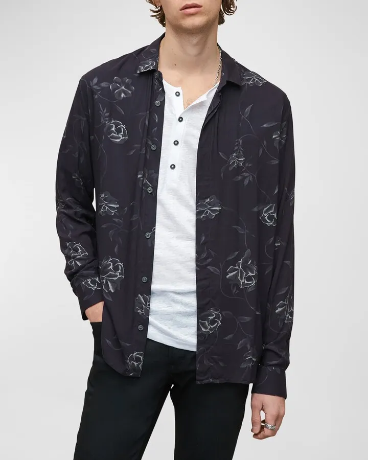 Men's Rodney Floral Sport Shirt
