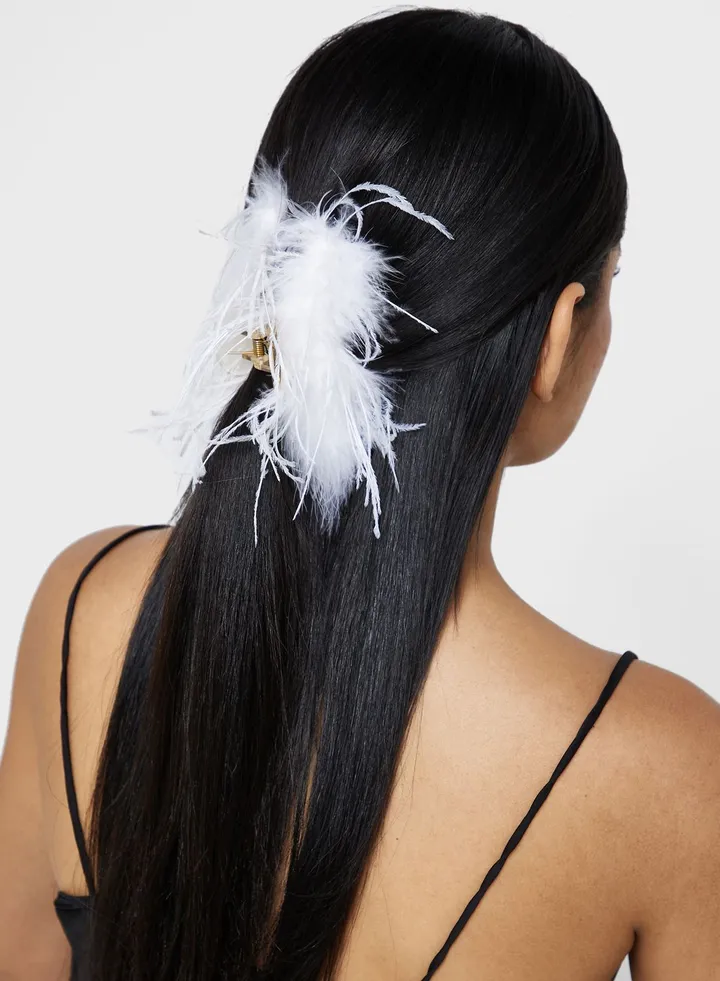 Feather Claw Hair Clip