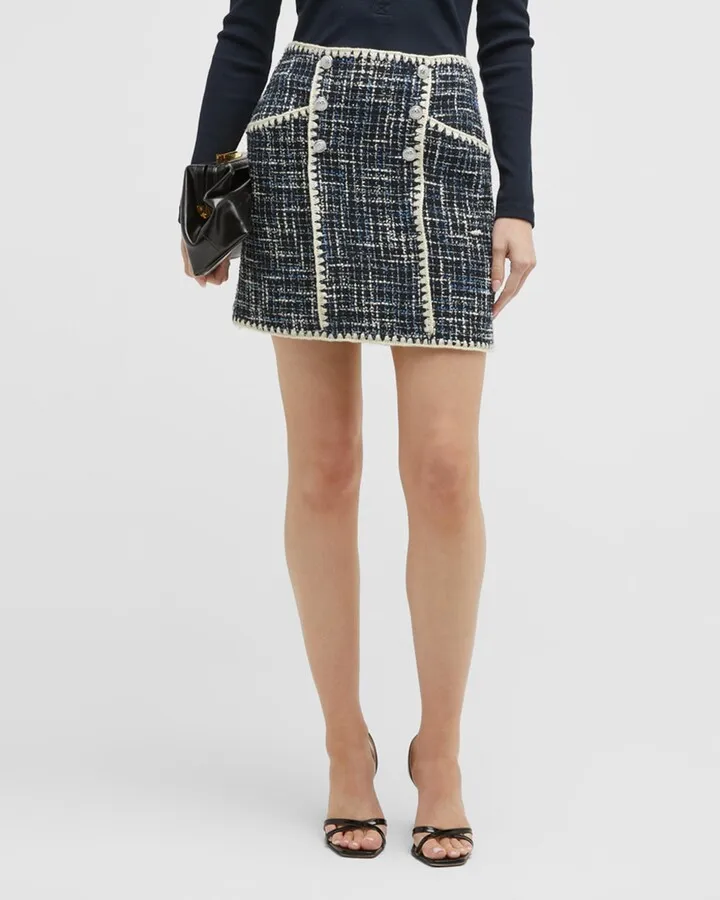 Medford Tweed Mini Skirt
