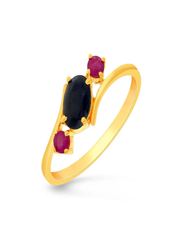 Malabar Gold and Diamonds 22 Carat 916 Purity Gemstone Ring PGNFNC220RN1Y14