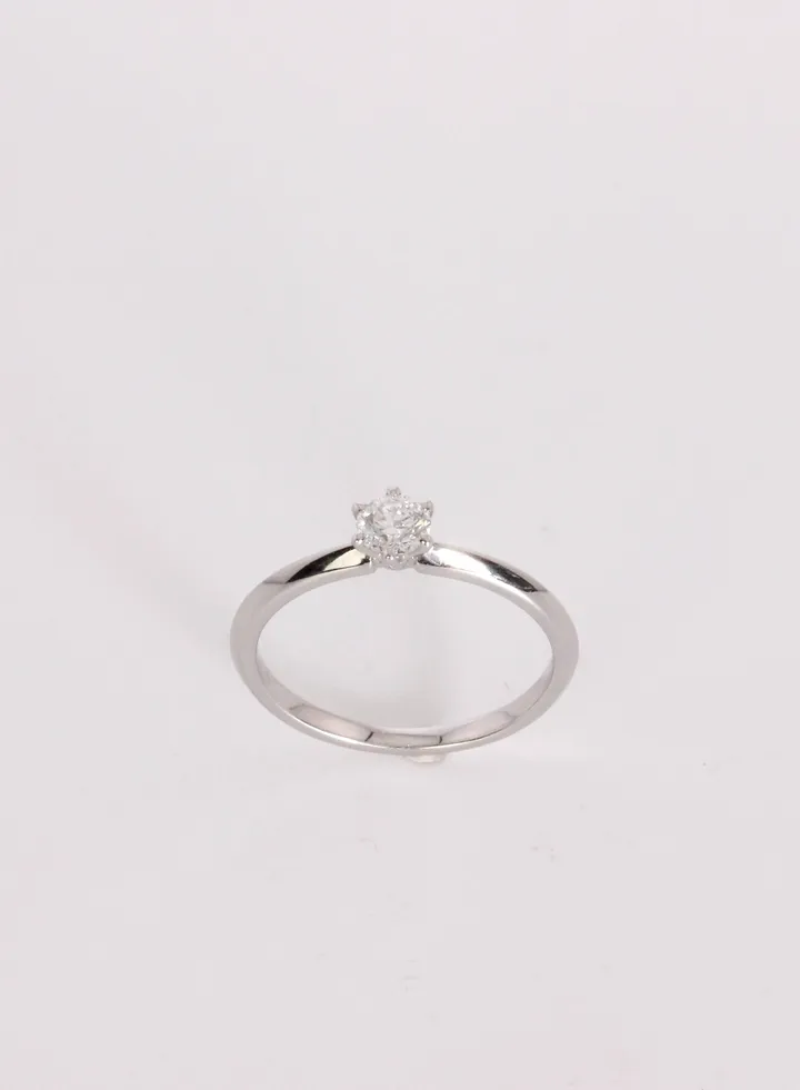 Ring, G/H Color, VS/SI Clarity, 18KW, 1D