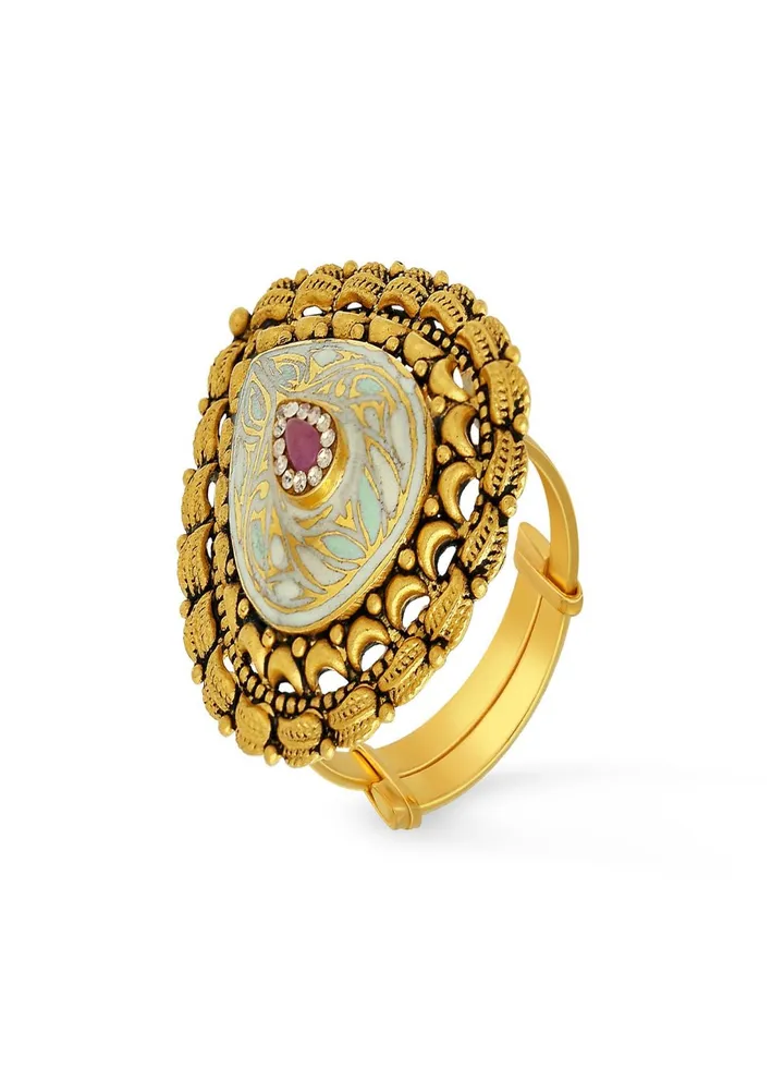 22 Carat 916 Purity Yellow Gold Ring RG3887695Y14 For Women