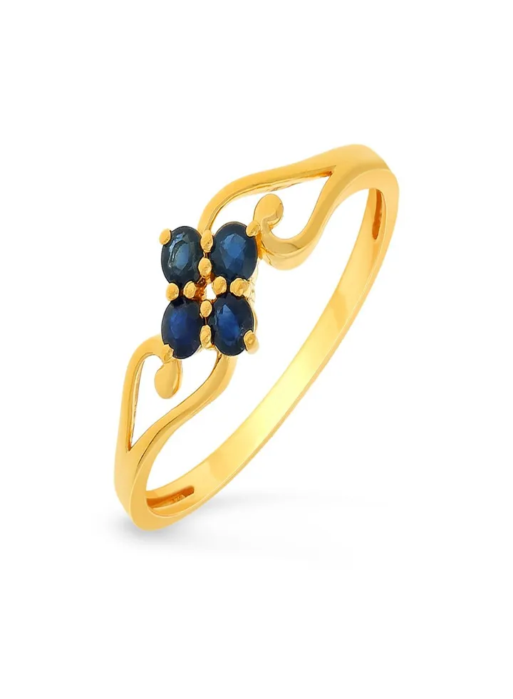 Malabar Gold and Diamonds 22 Carat 916 Purity Gemstone Ring PNAFNC112RN1Y15
