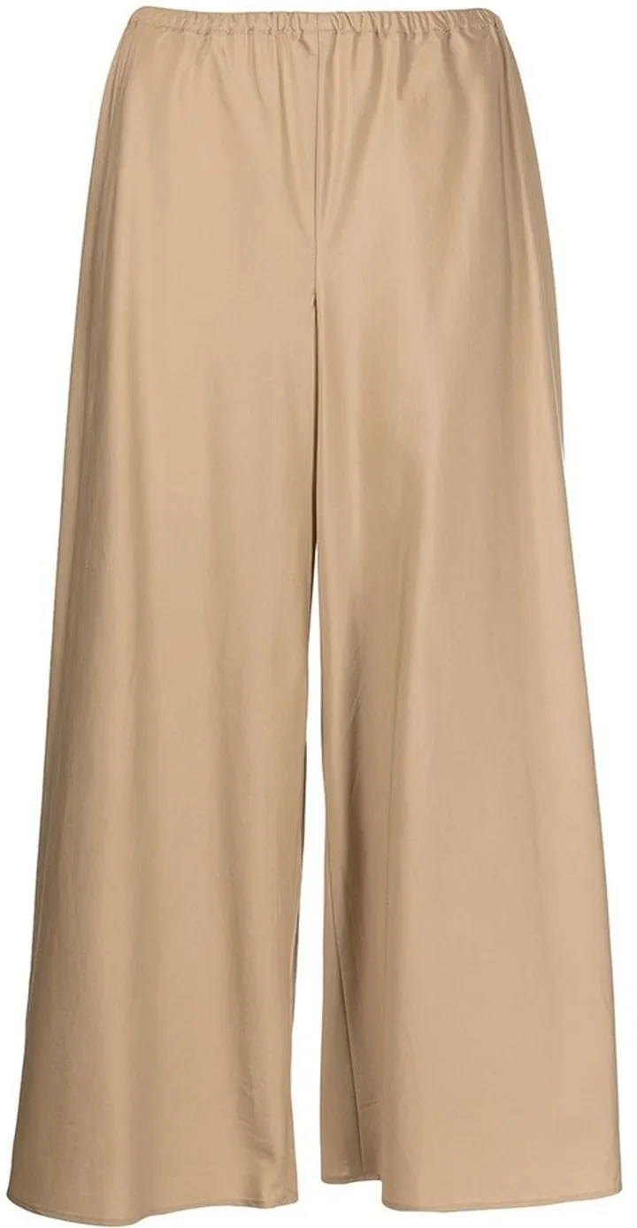 Cropped Wide-Leg Trousers