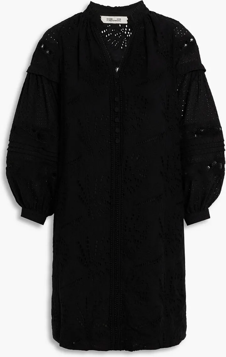 Nicolette broderie anglaise cotton mini dress