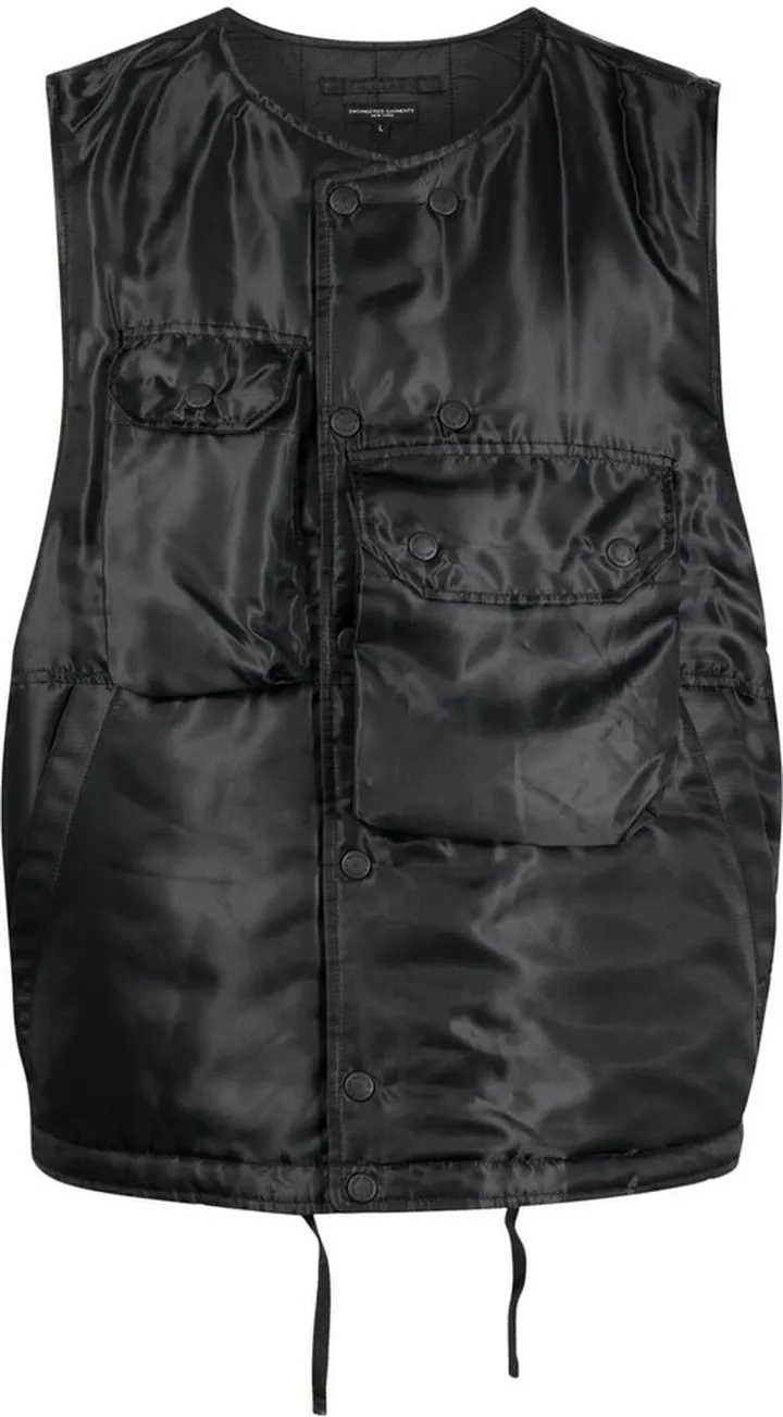 Double-Breasted Cargo Gilet