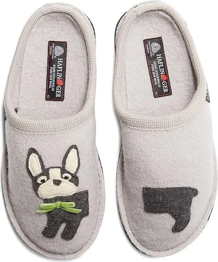 Haflinger Puppy (Light Grey) Slippers