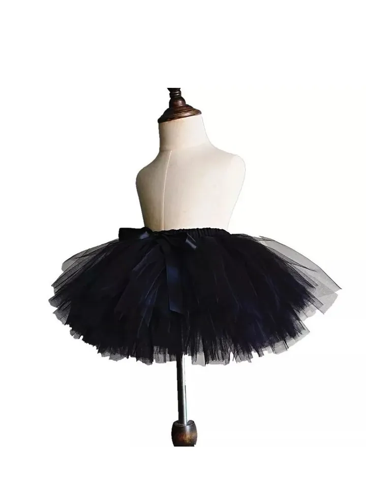 Tutu Skirt for Girls Halloween Black