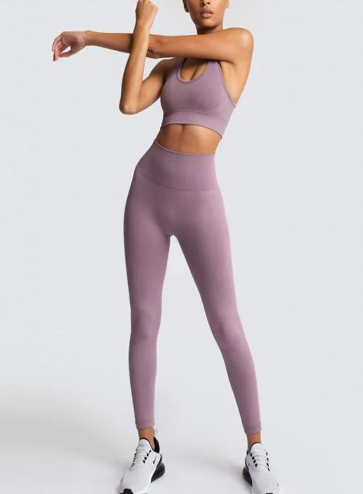 2-Piece Top And Bottom Set purple