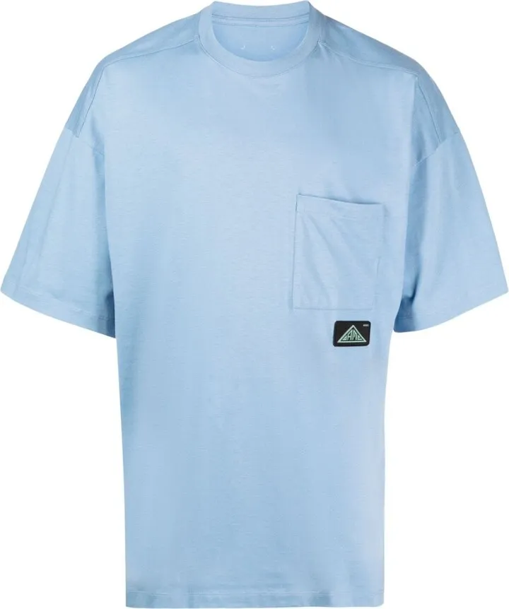 logo-patch organic-cotton T-shirt