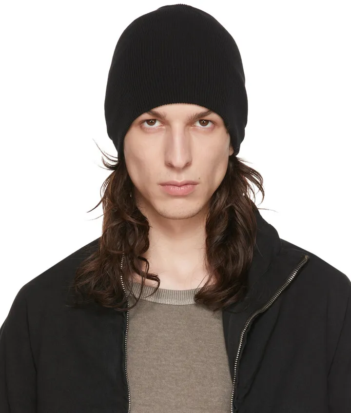 Boris Bidjan Saberi Black Handknit Beanie