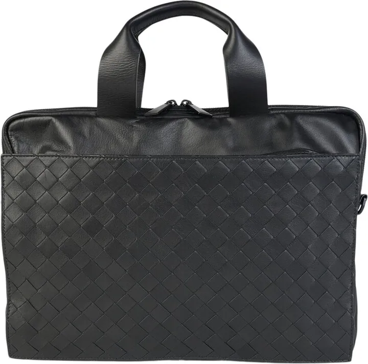 Bottega Veneta Intrecciato Leather Briefcase