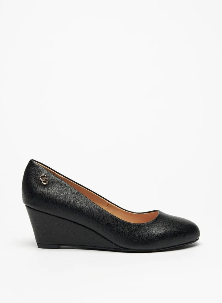 Women Solid Wedge Heeled Pumps