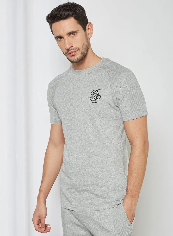 Logo T-Shirt Light Grey Marl