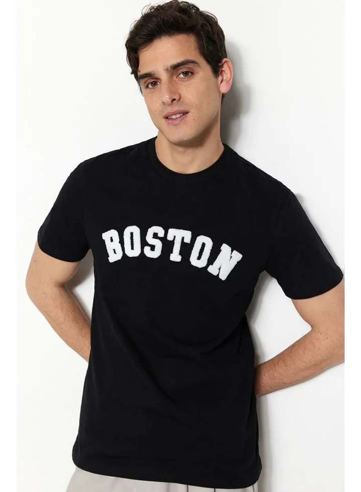 Man T-Shirt Black