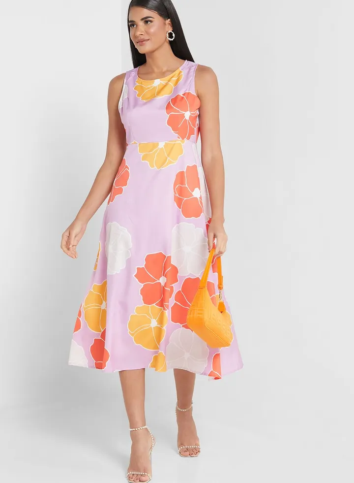 Floral Print Dress