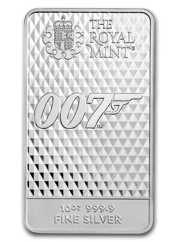 James Bond "Diamonds Are Forever" Silver 10 oz Bar
