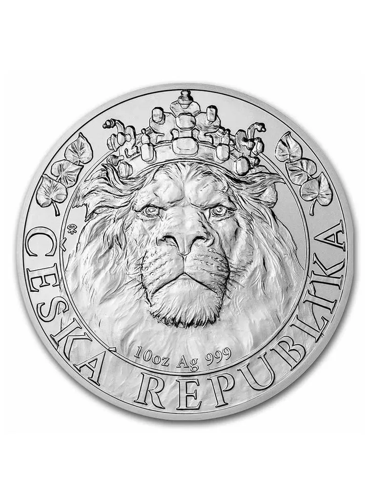 Czech Lion Silver 10 oz Coin