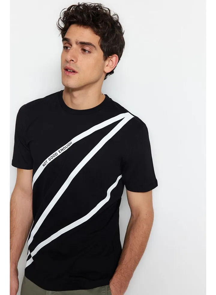 Man T-Shirt Black
