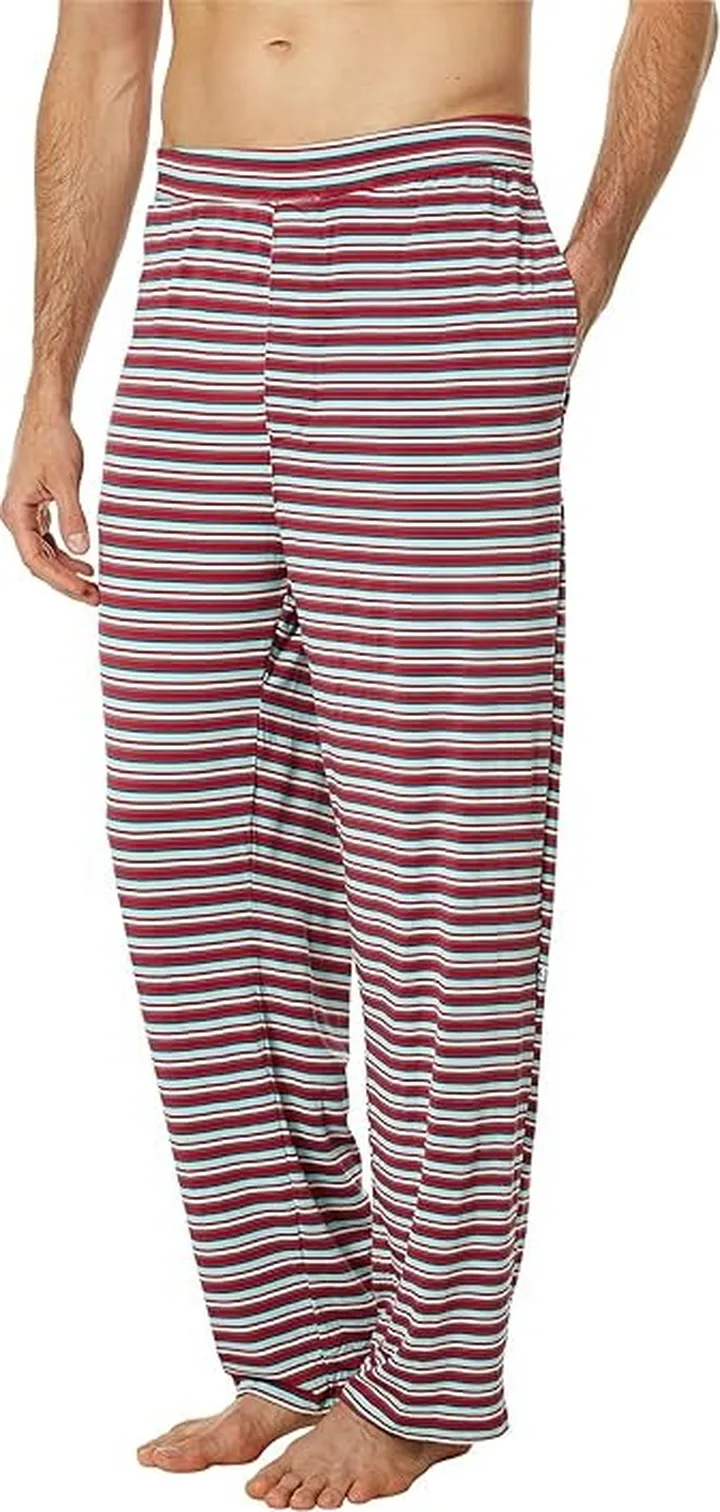 Kickee Pants Pajama Pants (Christmas Stripe) Men's Pajama
