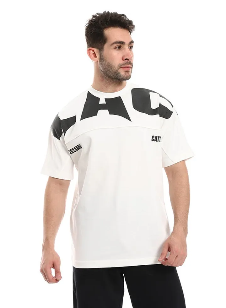 Comfy Printed White T-Shirt