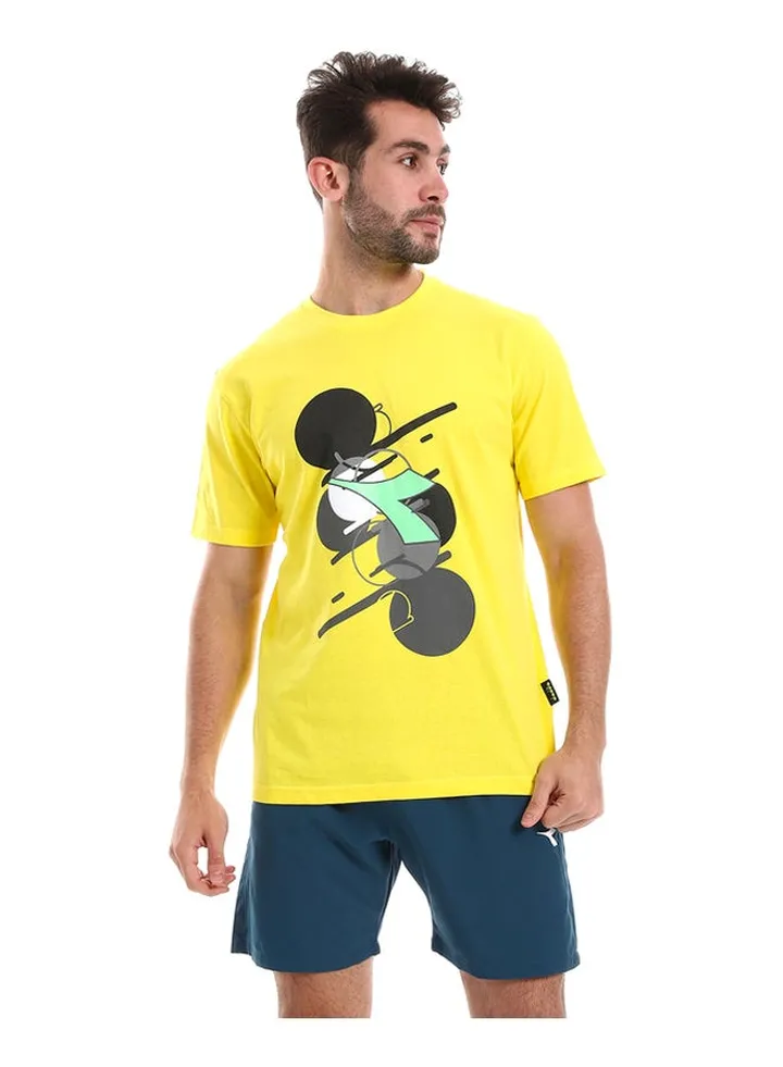 Men Cotton Printed T-Shirt