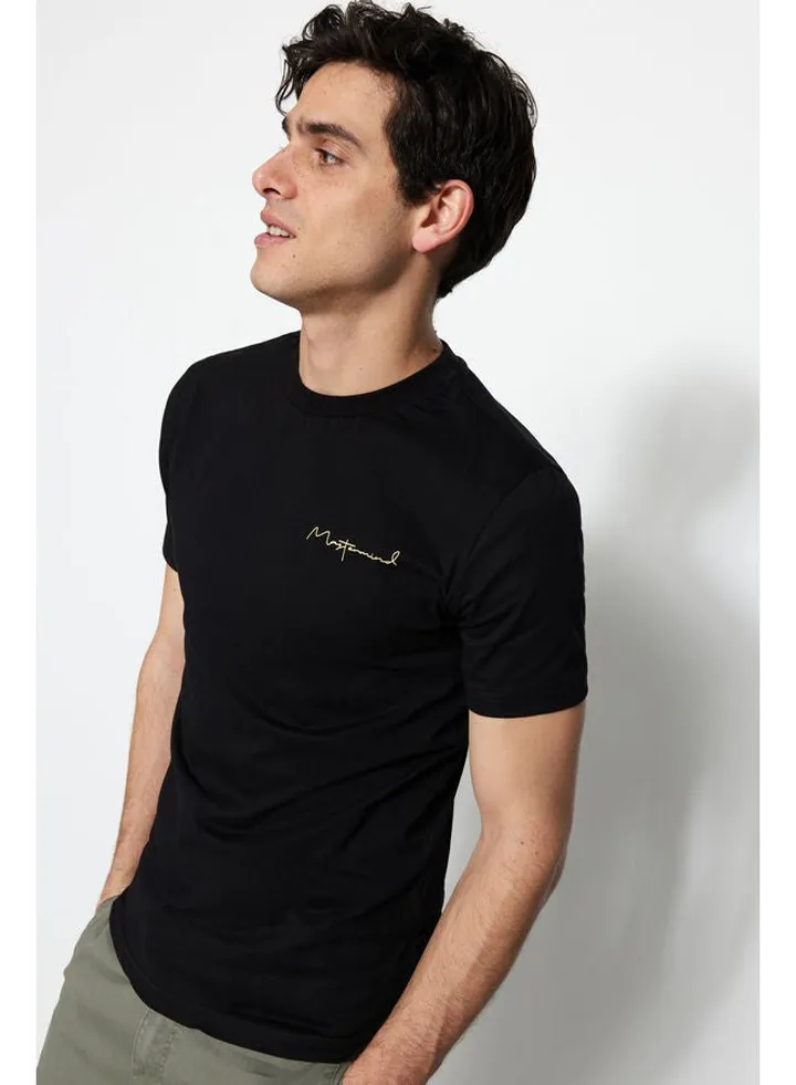 Man T-Shirt Black