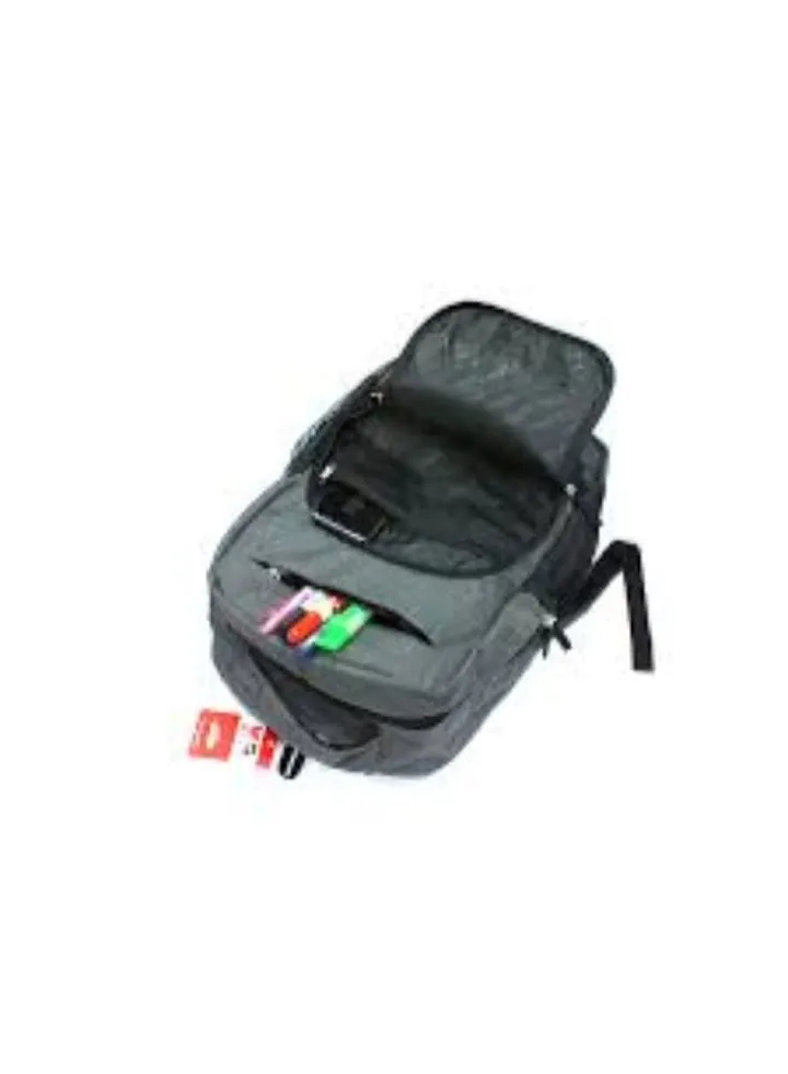 School Backpack Bag Light Grey