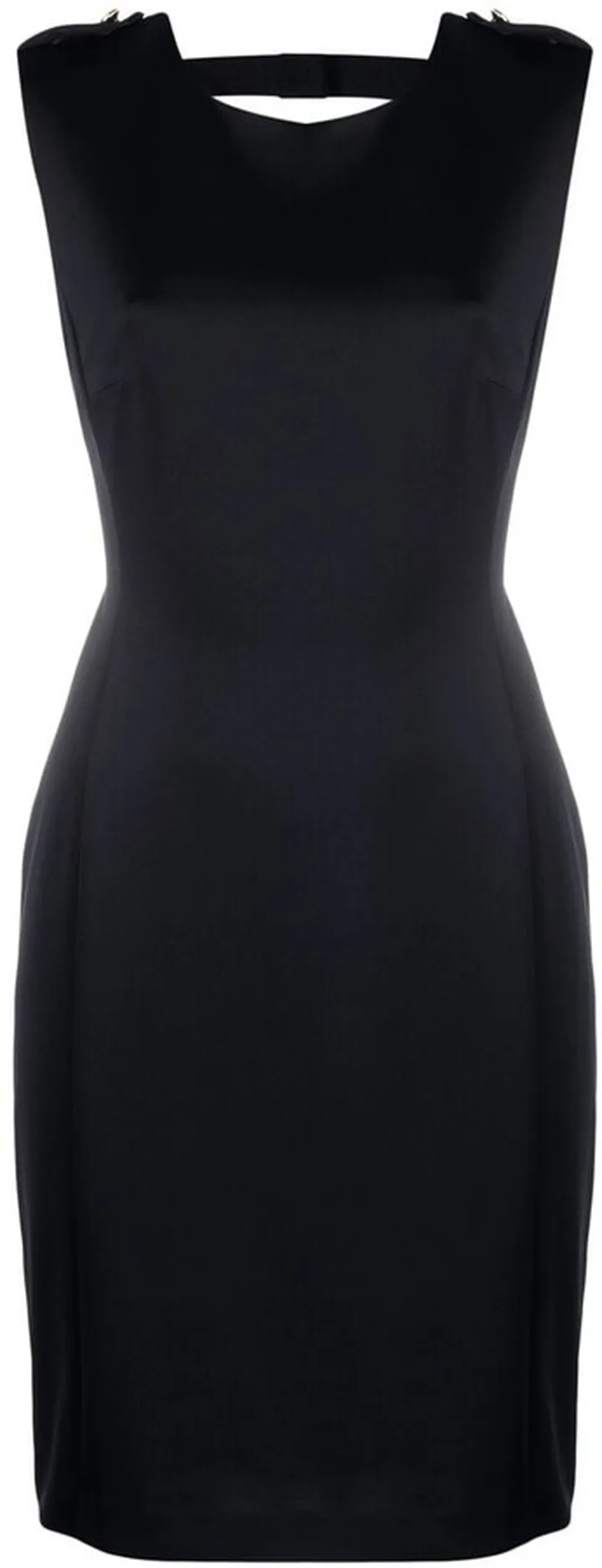 Button-Detail Dress