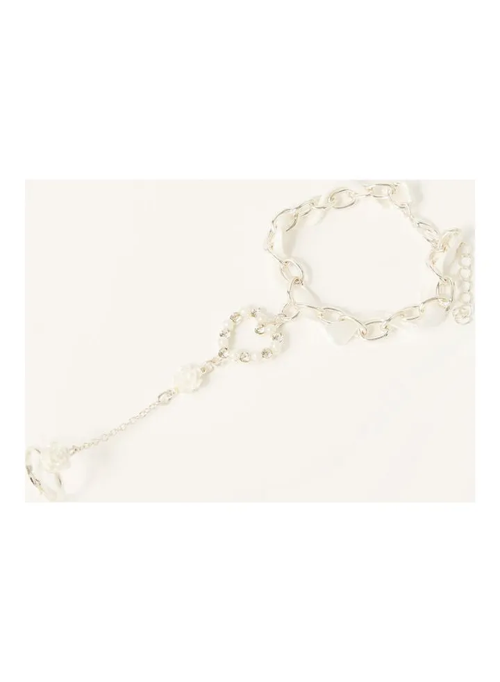 Lovely Pearl Linked Bracelet