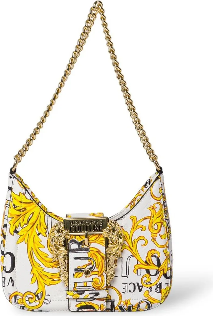 Versace Jeans Couture Couture-Printed Buckled Shoulder Bag
