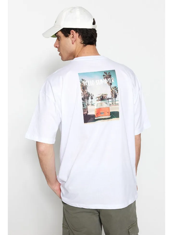 Man T-Shirt White