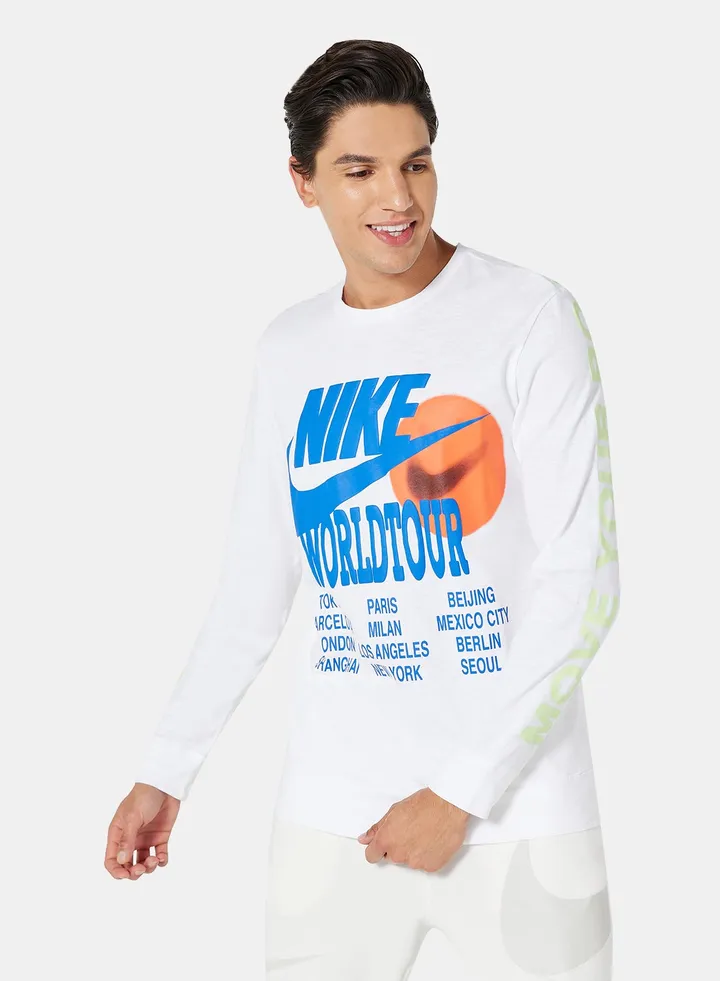 NSW World Tour Long Sleeve T-Shirt White